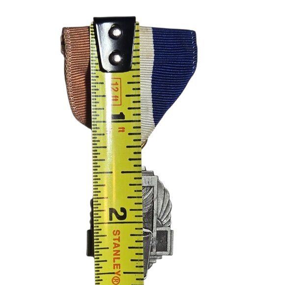 1955 Novice 2nd Place Medal Ribbon 100 Meter Freestyle Swimming Award Vintage - Picture 10 of 16